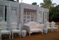 harga pelaminan gebyok putih