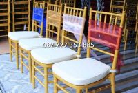 Kursi pelaminan tiffany gold