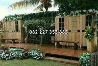Kursi pelaminan unik rustic