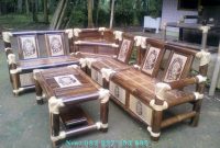 Kursi Sudut Dari Bambu