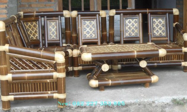  Kursi  Sudut Dari Bambu  desain unik minimalis Bekasi 