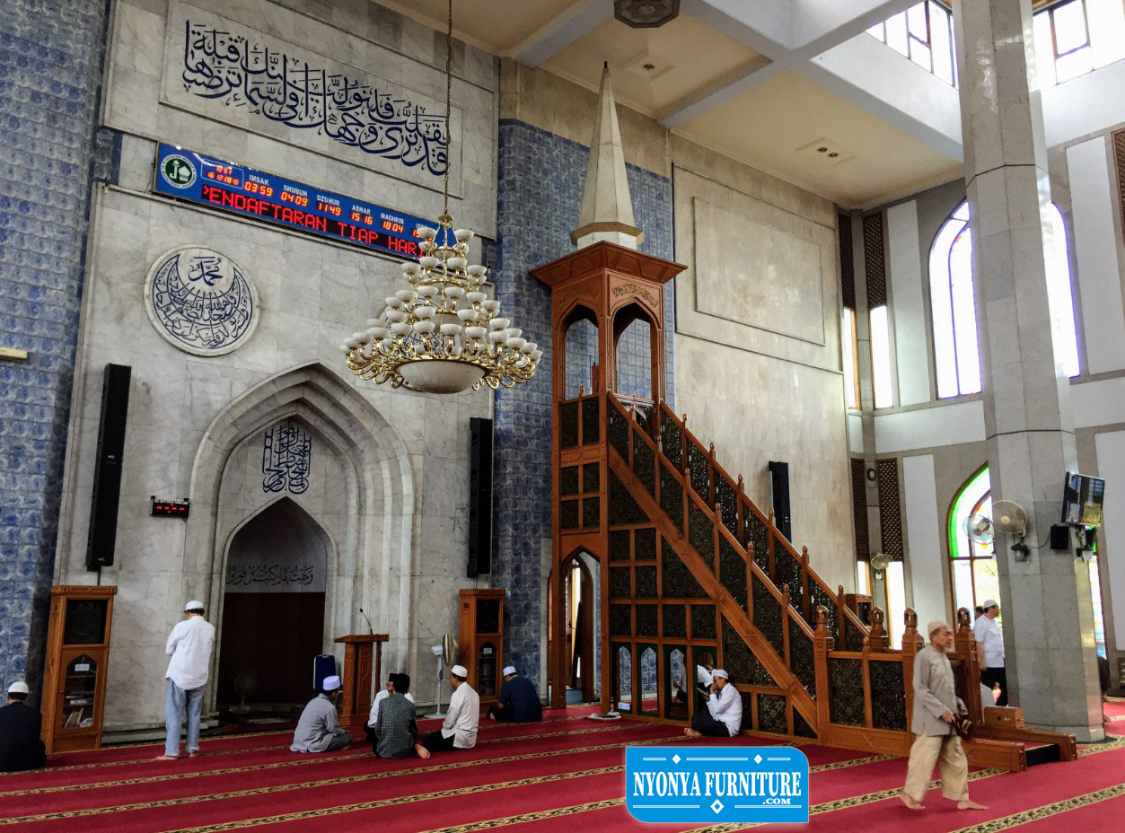  Mimbar Masjid Nabawi  Contoh Nyonya Furniture Jepara