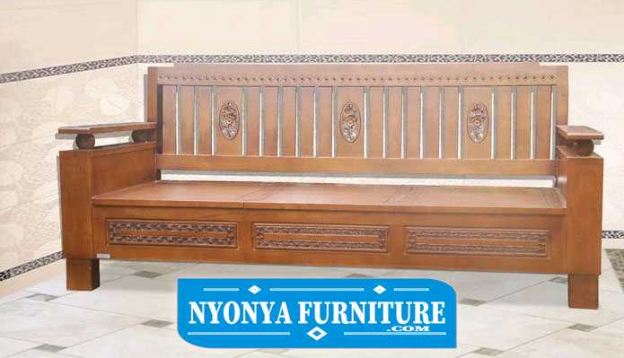 Pesona Kursi  Teras  Ukir minimalis panjang  Nyonya Furniture