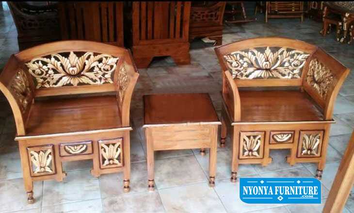  Kursi  Teras Kartini  Antik Jepara Nyonya Furniture