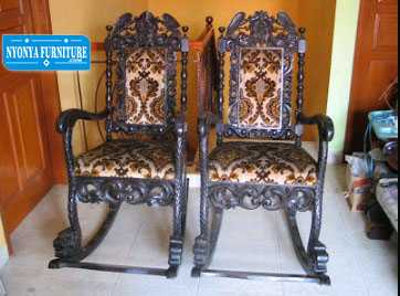  Kursi  Teras  Goyang  classik Nyonya Furniture Jepara