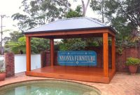 Gazebo minimalis kayu jati big size