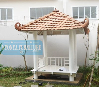 Gazebo whaite glosy