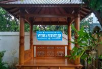 Gazebo jati ukir
