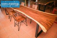 Meja kerja meja trembesi long