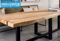 Meja kerja trembesi Meja kerja trembesi