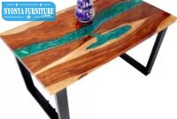 Meja makan modern 4 kursi