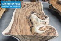 Meja resin meja setengah Meja resin meja setengah