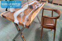 Meja suar resin X Meja suar resin X