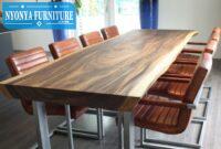 Meja trembesi 8 kursi Meja trembesi 8 kursi