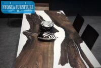 Meja trembesi gradasi keren Meja trembesi gradasi keren