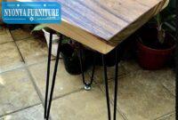 Meja trembesi kaki kayu springbed