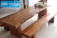 Meja trembesi kursi taman Meja trembesi kursi taman