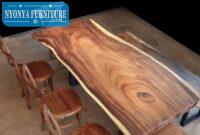 Meja trembesi meja 5 kursi Meja trembesi meja 5 kursi