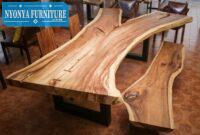 Meja trembesi meja kaki Meja trembesi meja kaki