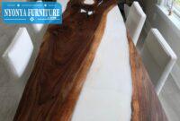 Meja trembesi meja white Meja trembesi meja white