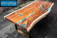 Meja trembesi resin