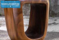 Meja trembesi side woo table