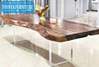 Meja trembesi table white Meja trembesi table white