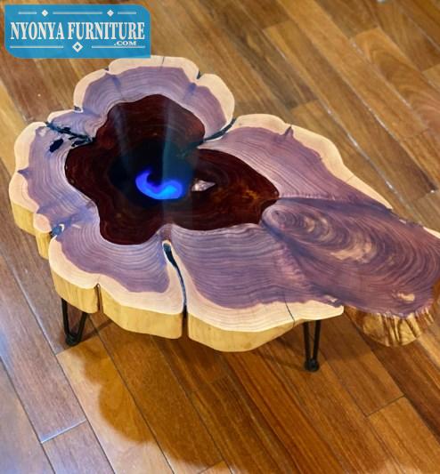 Moon table wood