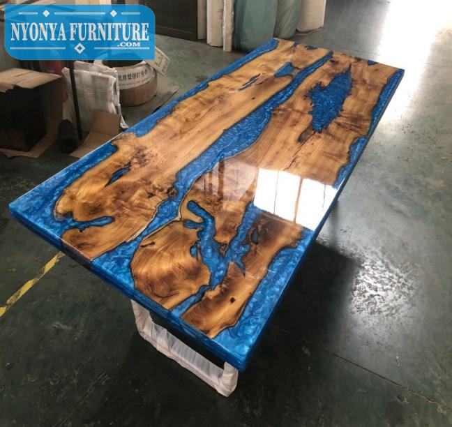 Resin kristal blue