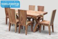 Set kursi makan kayu trembesi