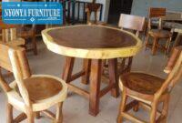 Set meja kursi bulat