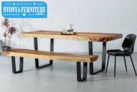 Set meja trembesi garden wood