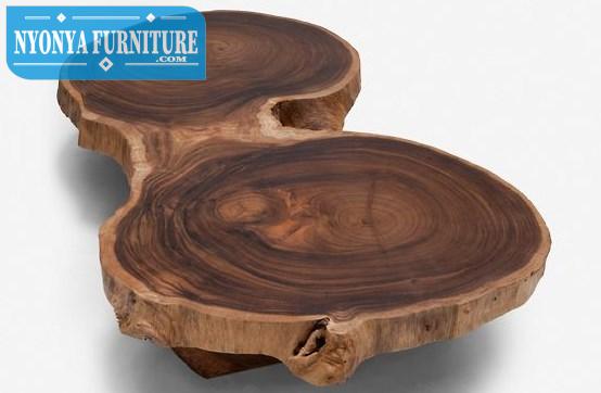 Suar wood table slab