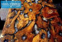 Trambesi meja motif unik Trambesi meja motif unik