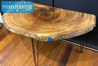 Setengah lingkaran table resin suar Setengah lingkaran table resin suar