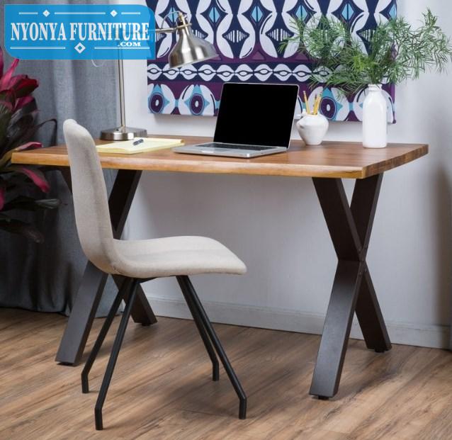 Study desk wood meja belajar