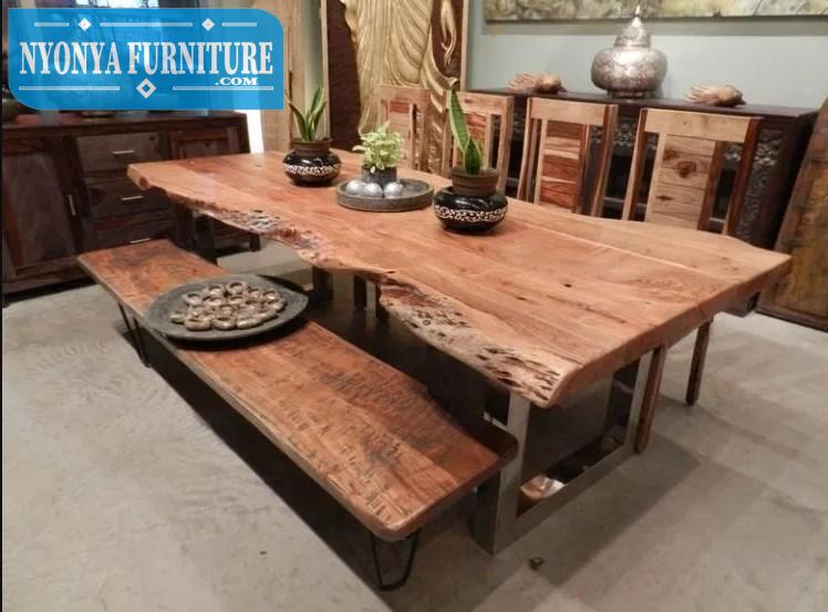 Suar table solid stainless kaki