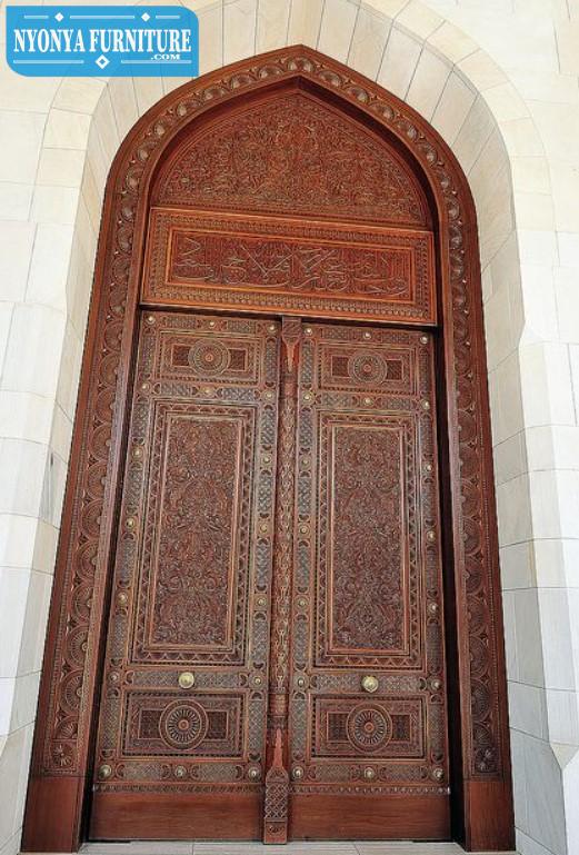 pintu masjid mewah lengkung