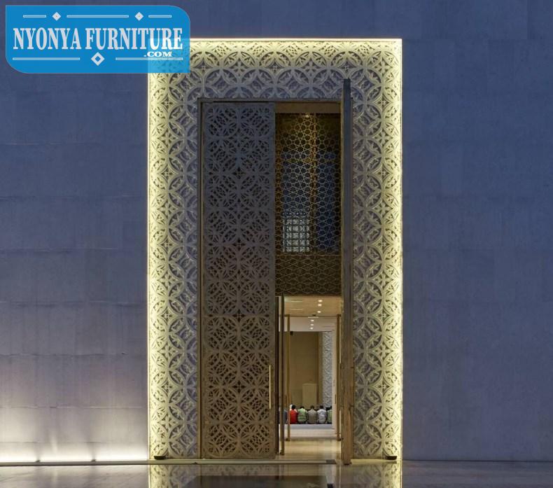 pintu masjid modern minimalis