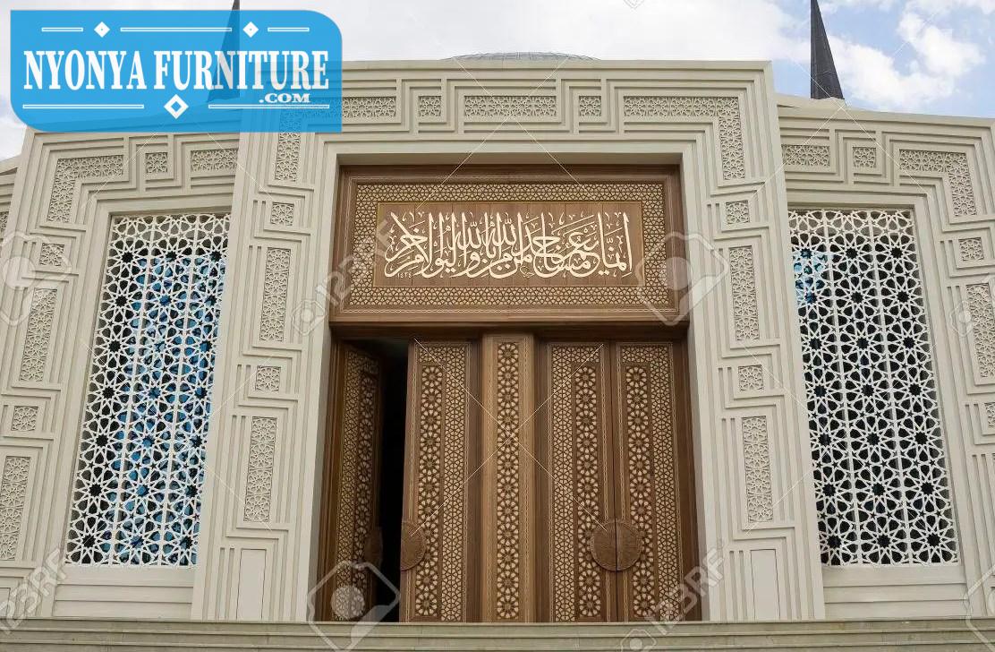pintu masjid modern ukir