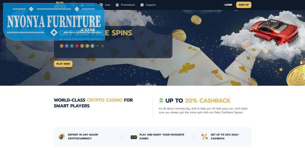 Big Wins Casino site on mobile